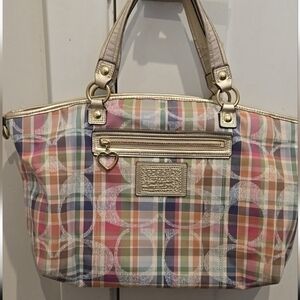 VINTAGE-Coach Poppy Daisy Large Bag👜❤️